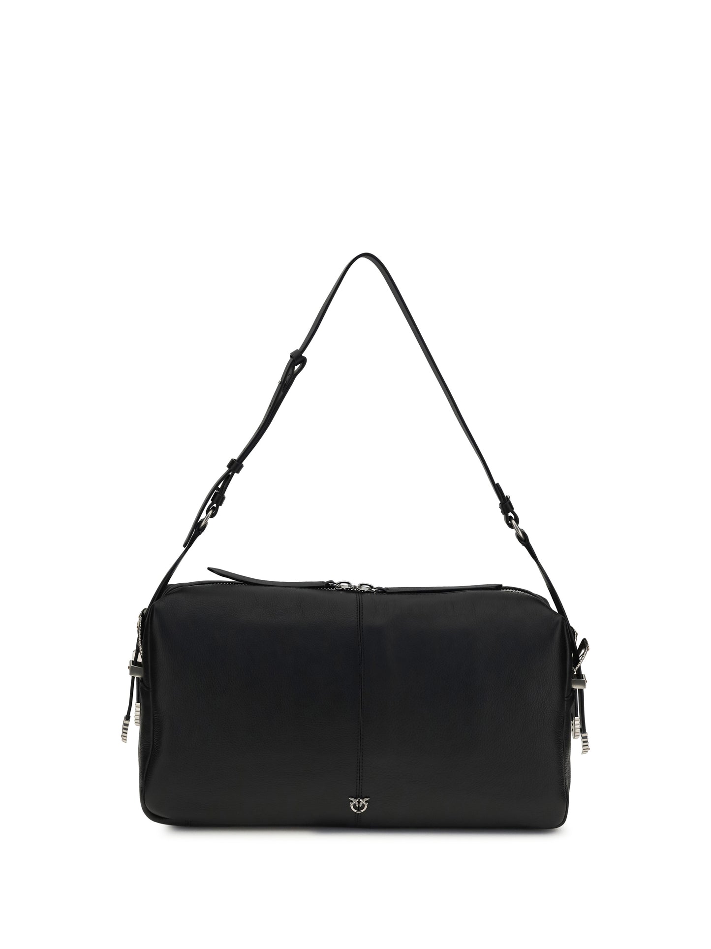 PINKO Large Keeper Shoulder Bag in new biker leather