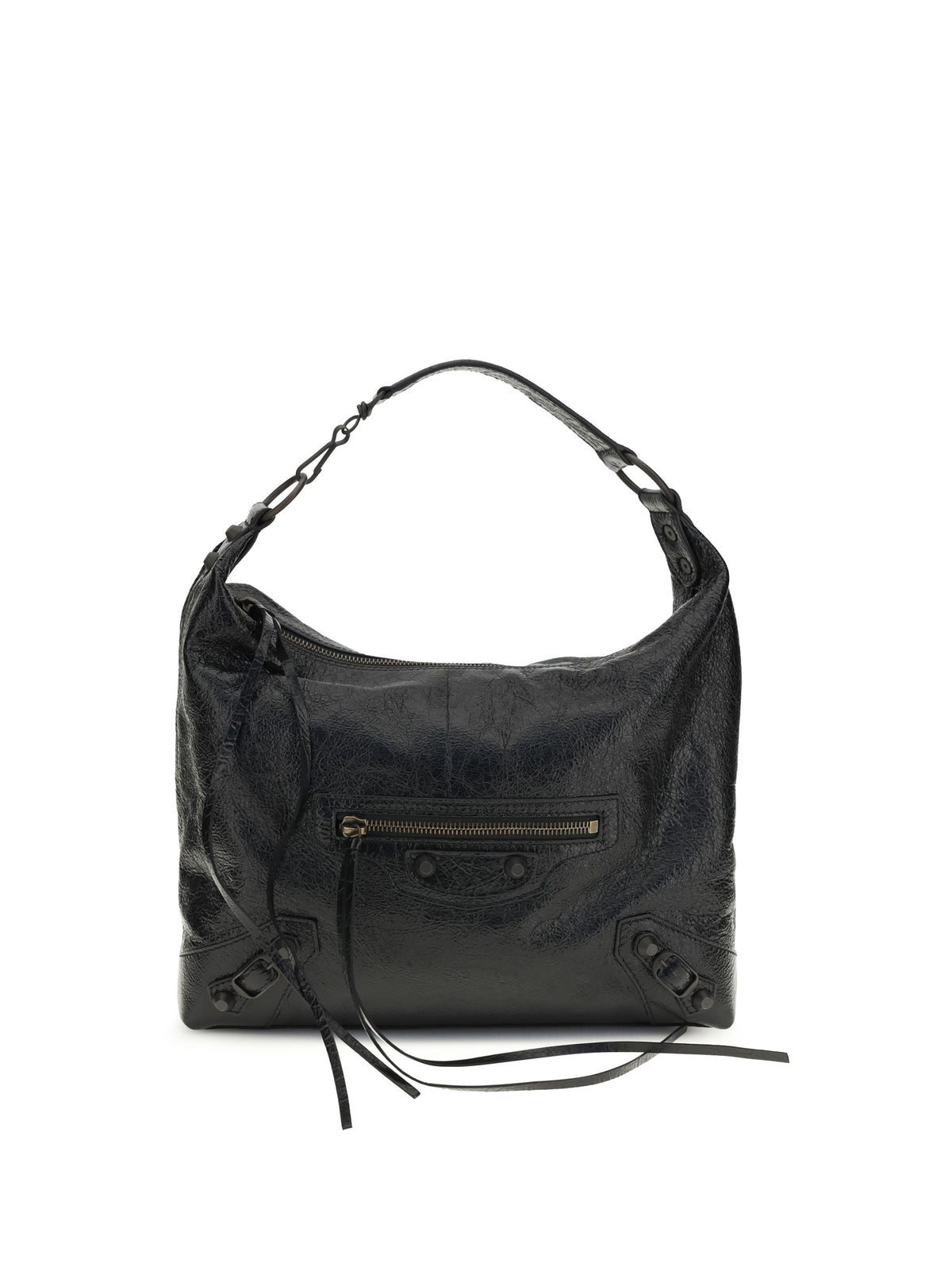 Balenciaga Small Le City hobo Shoulder Bag - Black