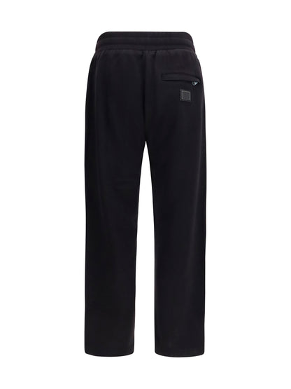 Dolce & Gabbana Cotton Sweatpants - Black