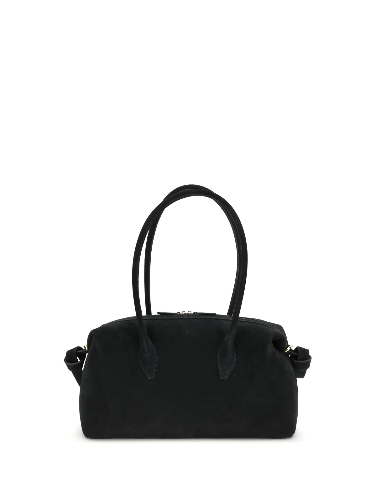 Yuzefi Brioche Shoulder Duffle Bag - Black