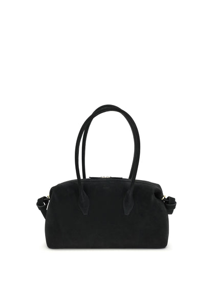 Yuzefi Brioche Shoulder Duffle Bag - Black
