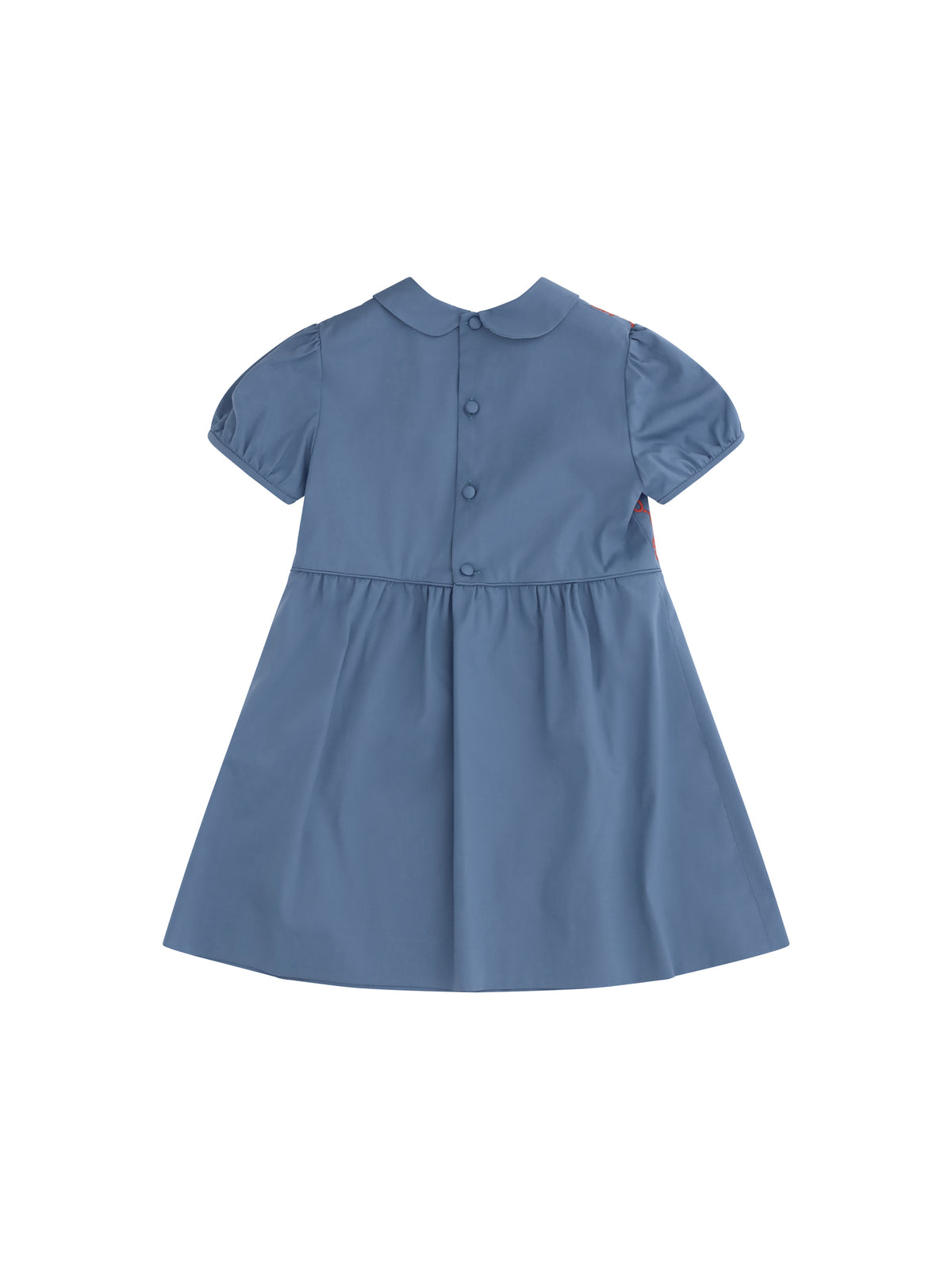 Gucci Stretch cotton poplin Dress for Girl - Metal Blue/Mix