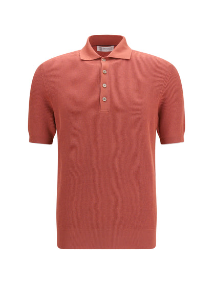 BRUNELLO CUCINELLI Short-sleeve Polo with buttons