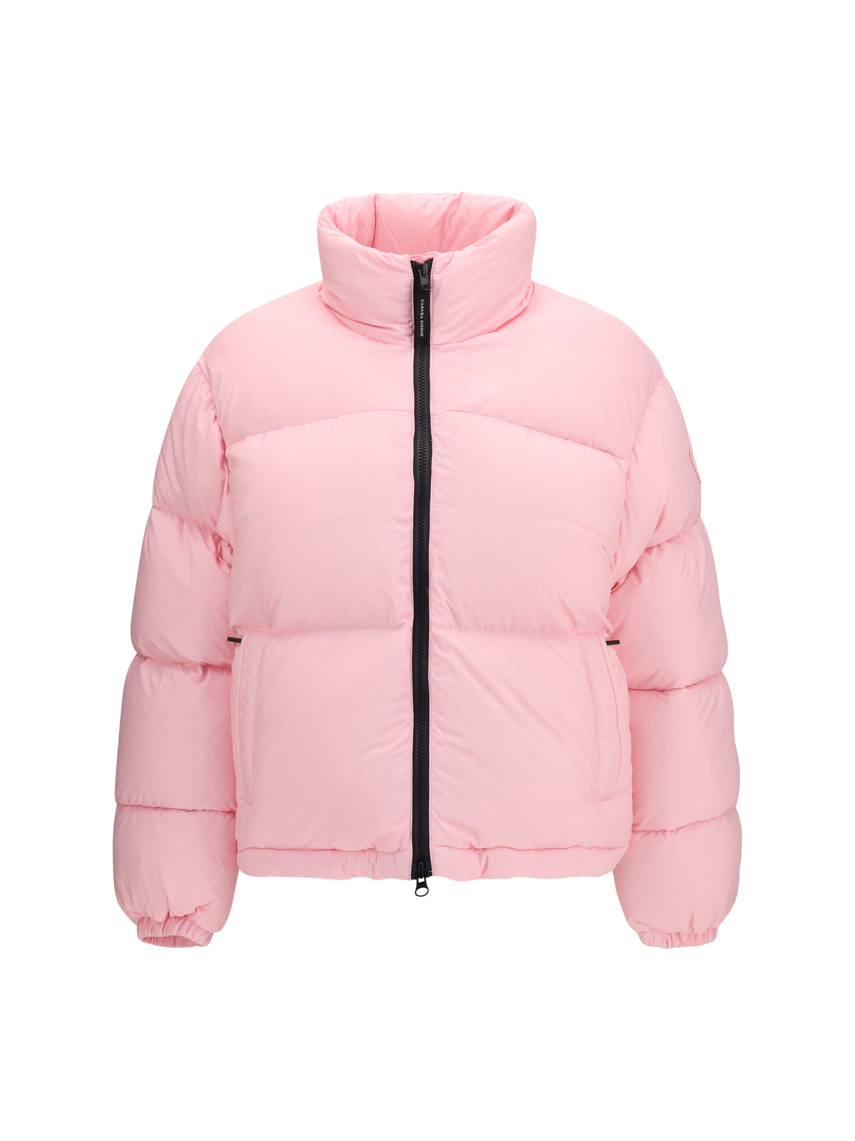 Canada Goose Cropped Fallon Puffer Jacket - Linnaea Rose-Rose Linnaea