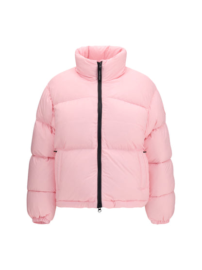Canada Goose Cropped Fallon Puffer Jacket - Linnaea Rose-Rose Linnaea