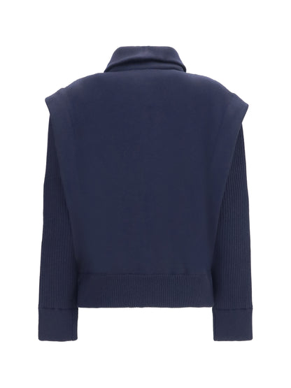 Giorgio Armani Padded virgin wool Bomber Jacket - Outer Space