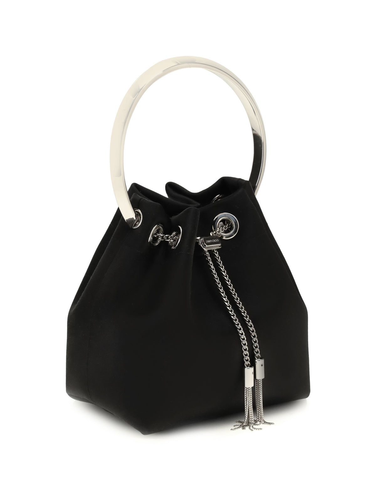 Jimmy Choo Bon Bon Bucket Bag - Black/Silver