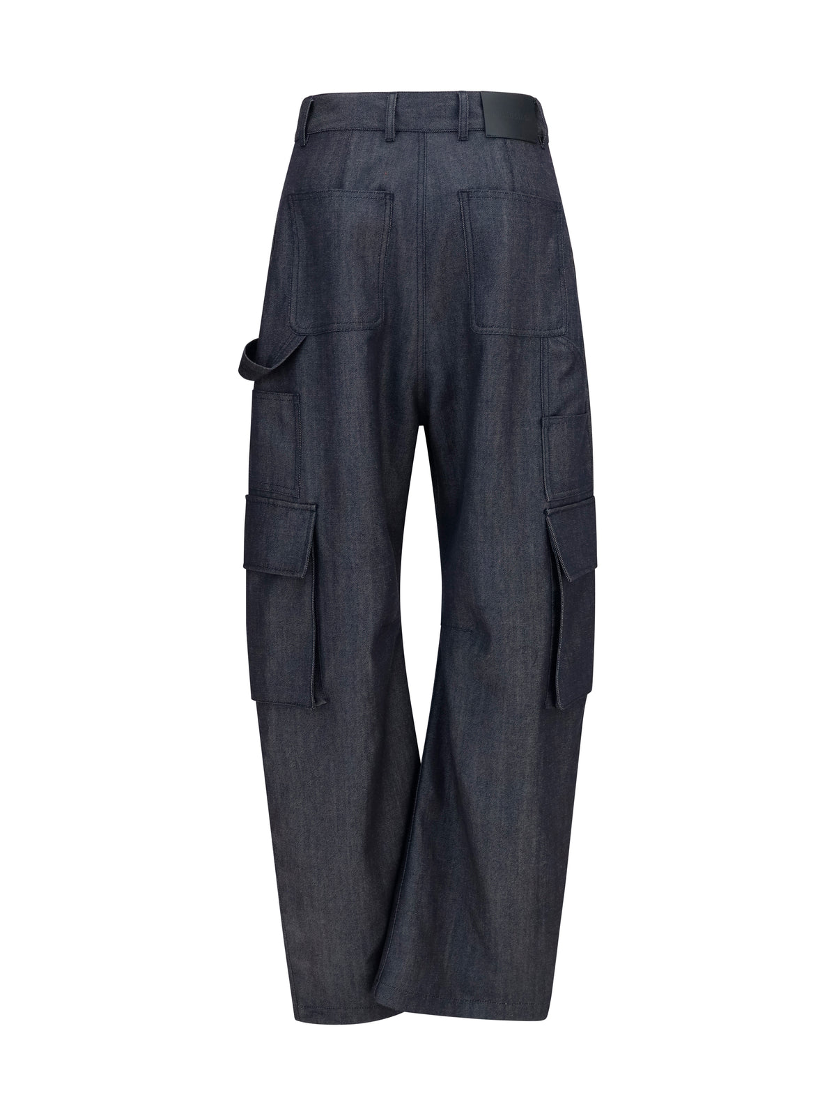 Balenciaga Denim print Cargo Pants - Dark Navy
