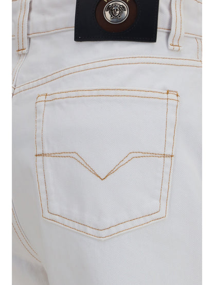 Versace High-waisted Jeans - Optical White
