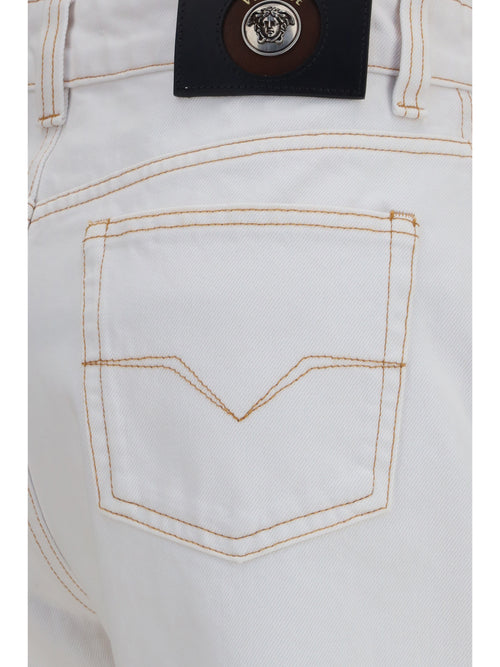 Versace High-waisted Jeans - Optical White
