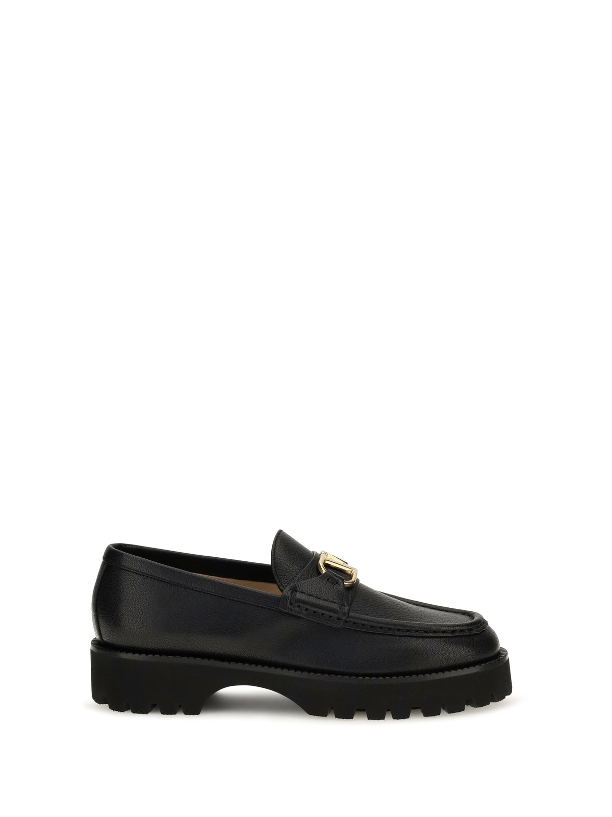 Valentino Garavani VLogo Signature leather Loafers - Black