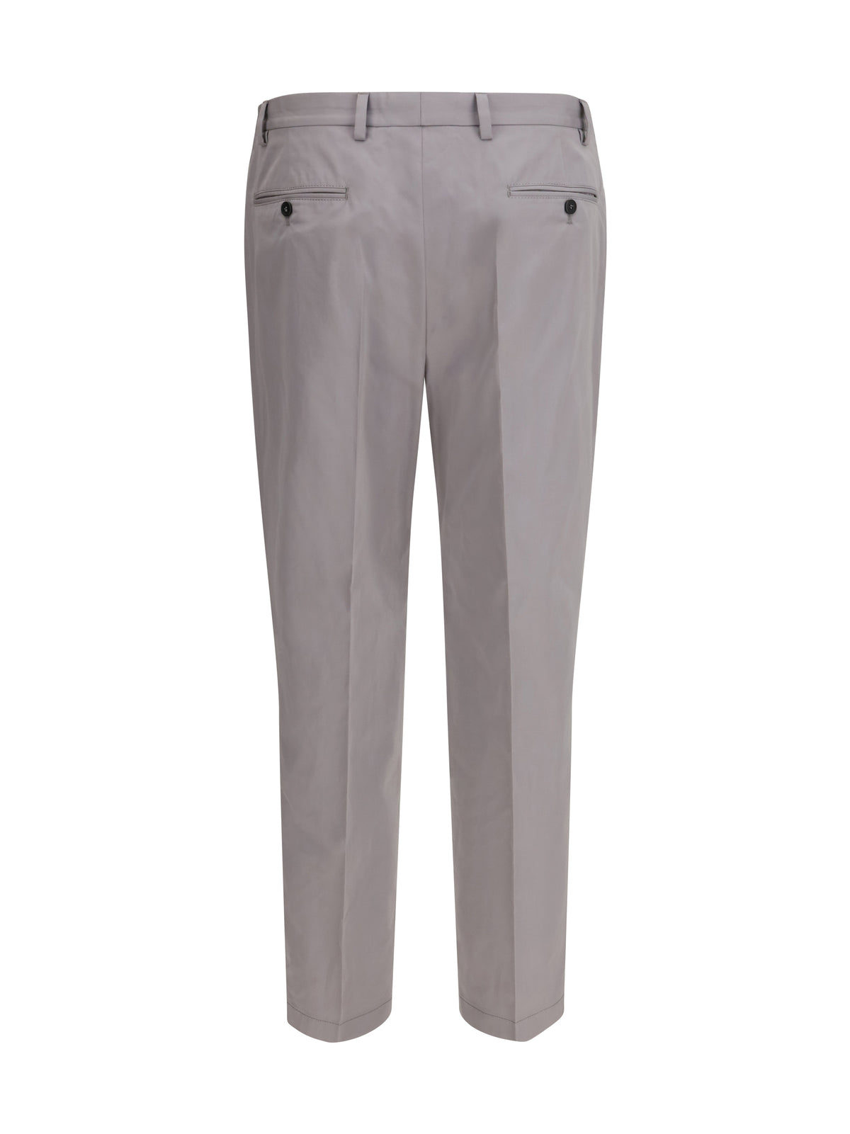 Prada Tailored cotton poplin Pants - Acciaio