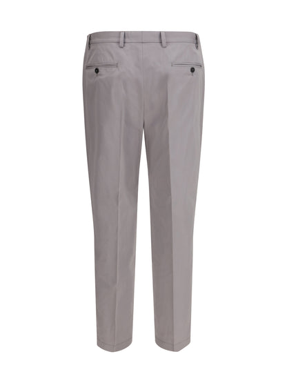 Prada Tailored cotton poplin Pants - Acciaio