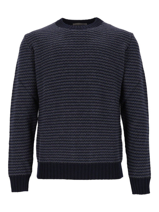 Corneliani Striped Sweater - Blue