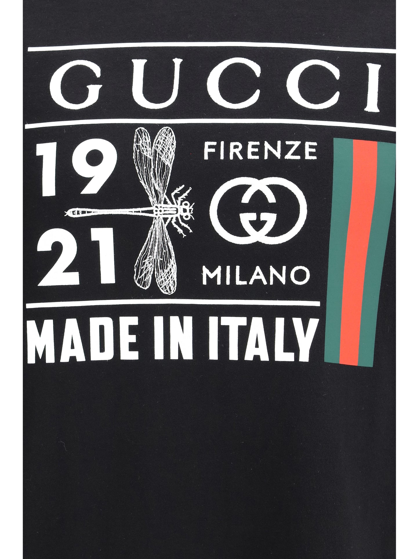 GUCCI Heavy cotton jersey T-shirt with Gucci Firenze print