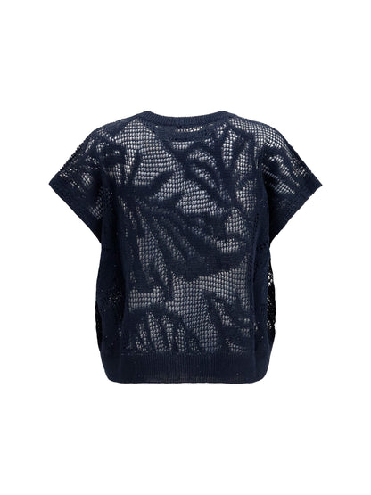 Brunello Cucinelli Dazzling Water Lillies T-shirt - Abisso