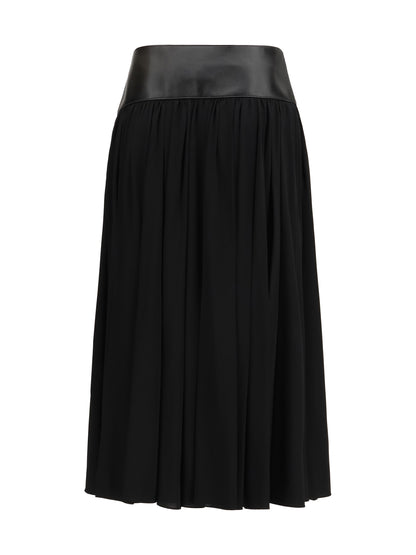 ALAÏA Skirt with leather belt