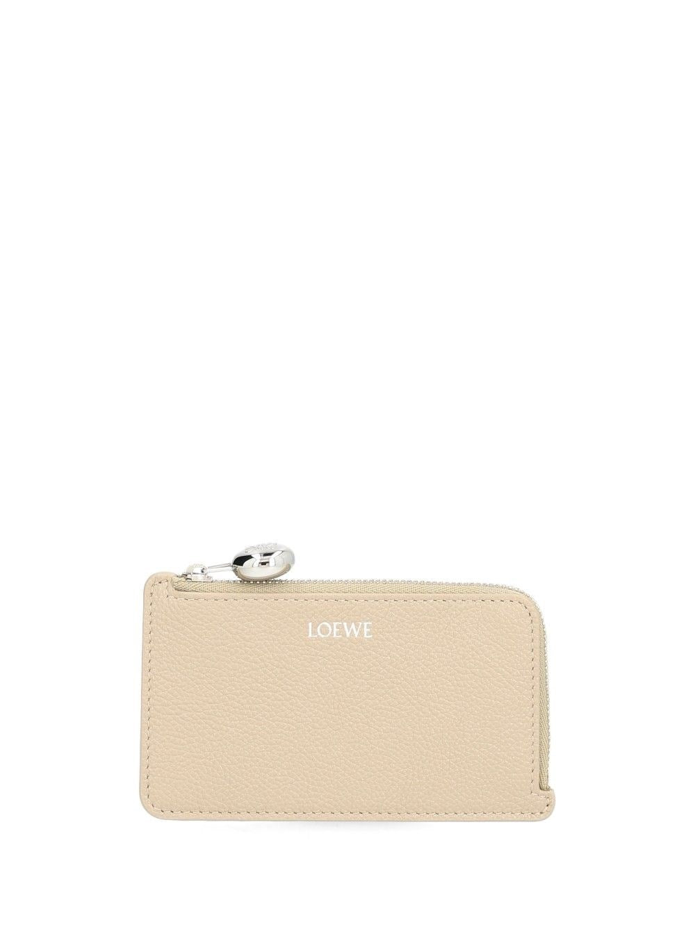 Loewe Pebble Square Card Holder - Beige