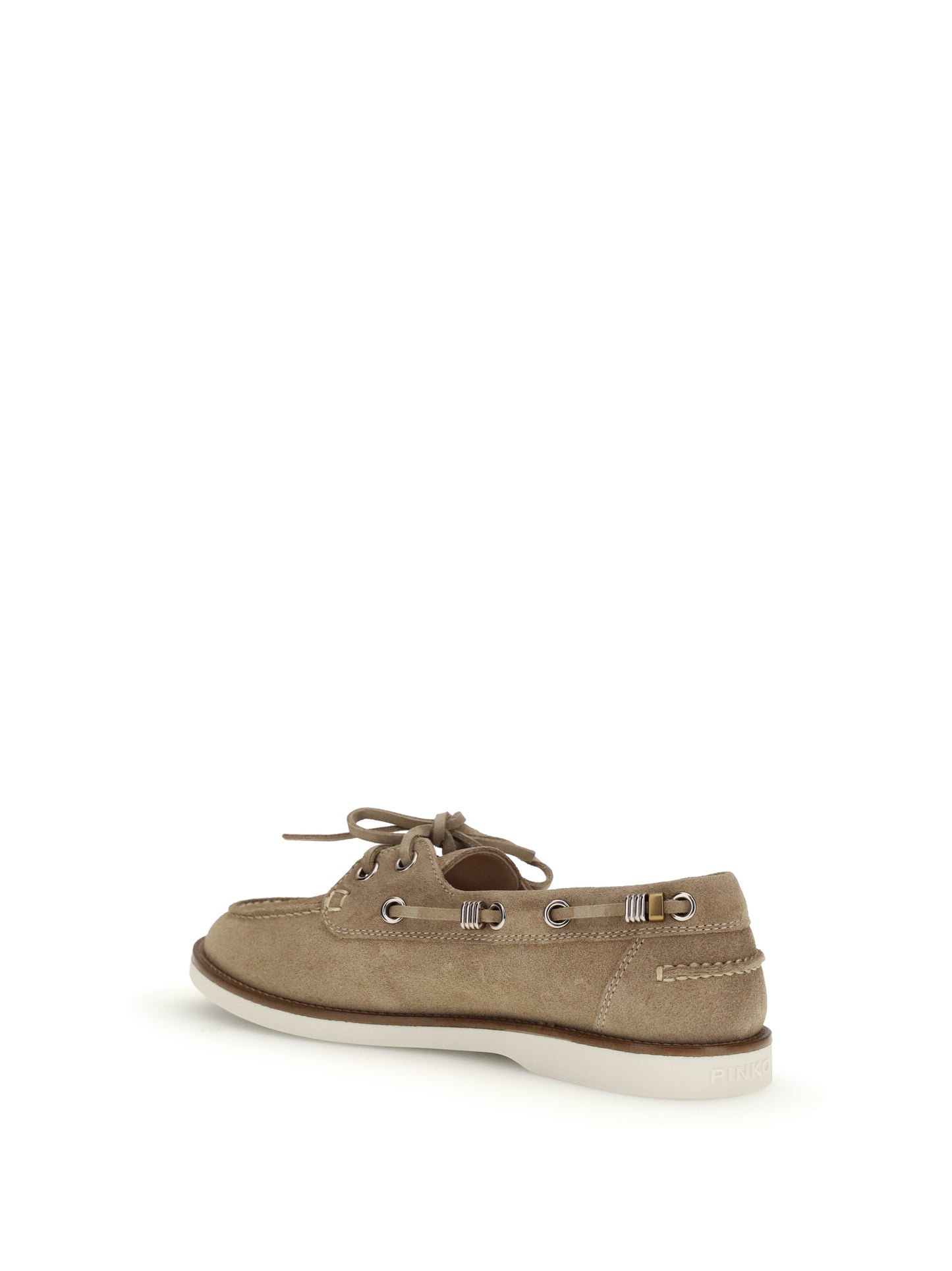 PINKO Suede Grace Loafers