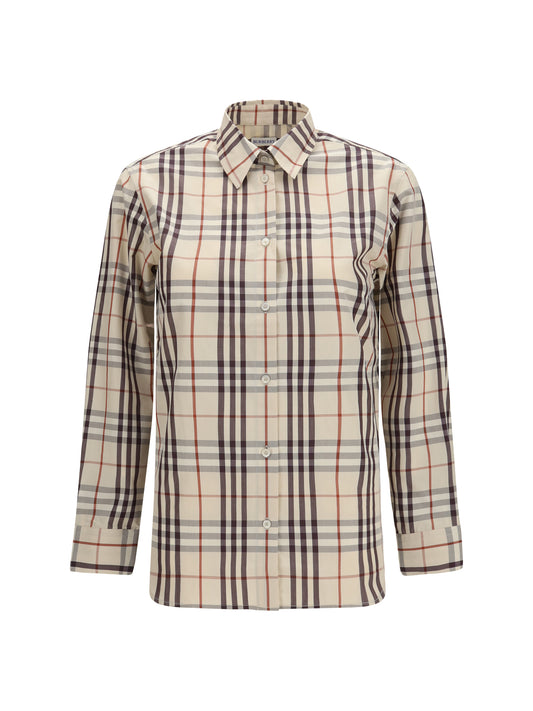 BURBERRY Regular fit check cotton Shirt
