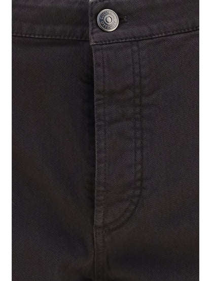Brunello Cucinelli Jeans with turn-up hem - Dark Brown