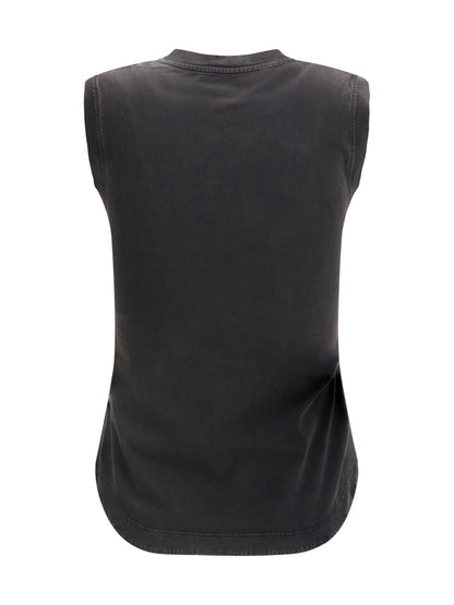 The Attico Reese tank Top - Faded Black