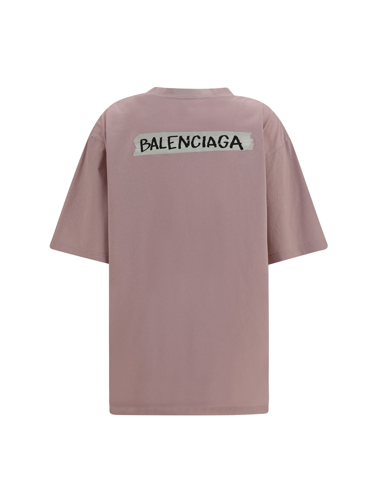 Balenciaga Logo-print T-shirt - Dusty Pink