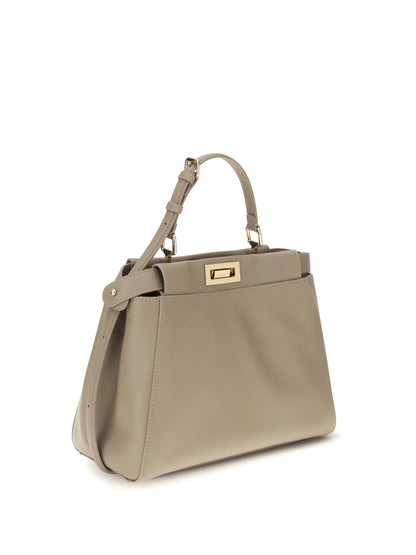 Fendi My Peekaboo small Shoulder Bag - Tortora