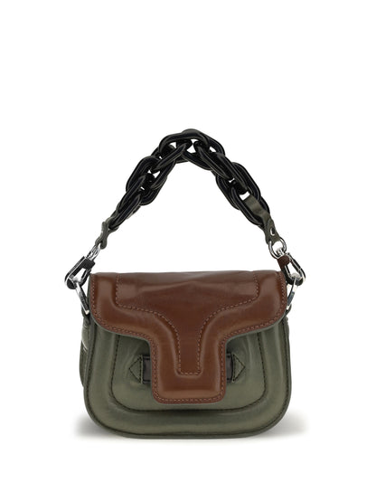 Pierre Hardy Alphaville Handbag - Khaki-Hazelnut-Black