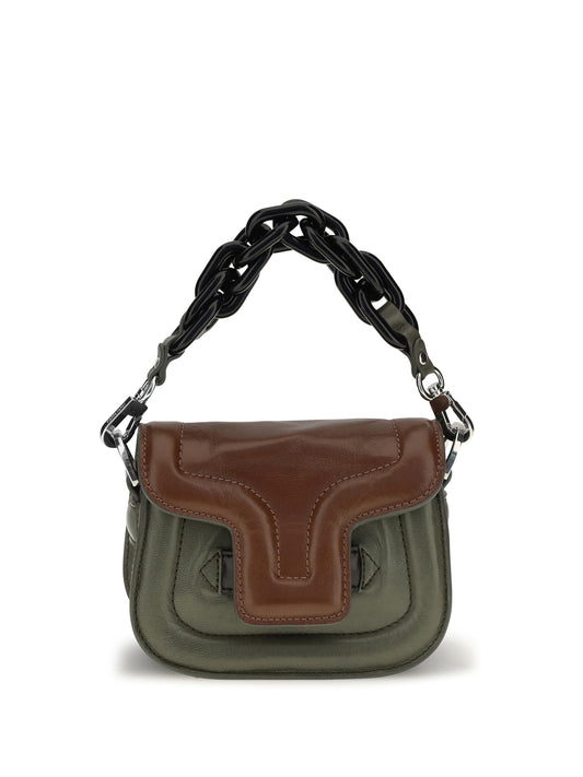 Pierre Hardy Alphaville Handbag - Khaki-Hazelnut-Black