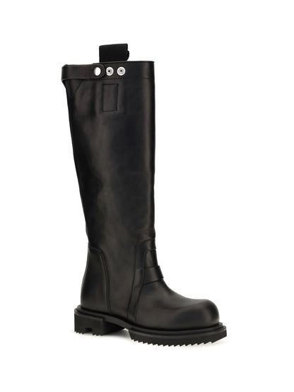 Rick Owens Gabe leather knee-high Boots - Black