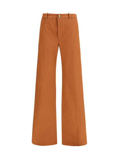 Chloé Flare Denim Jeans - Nougat