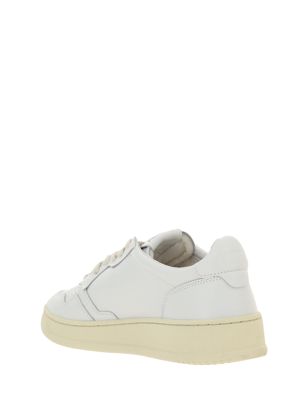 Autry Leather Sneakers - Wht/Wht
