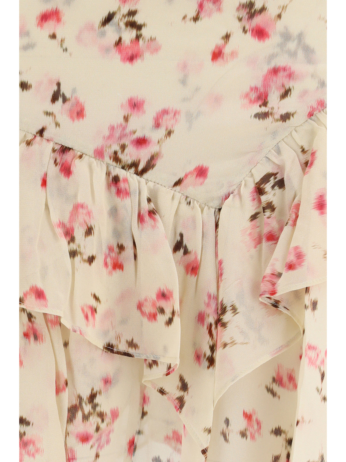 Marant Étoile Lolita flared floral Skirt - Beige