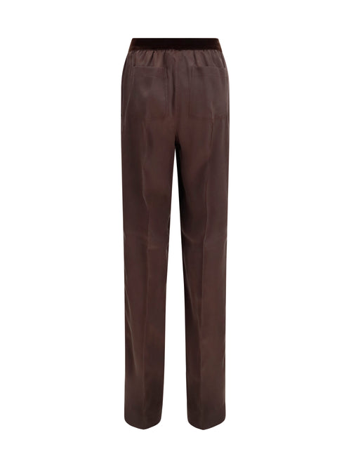 Tom Ford Stretch silk satin Pants - Espresso