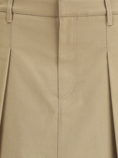 BRUNELLO CUCINELLI Pleated cotton short Skirt