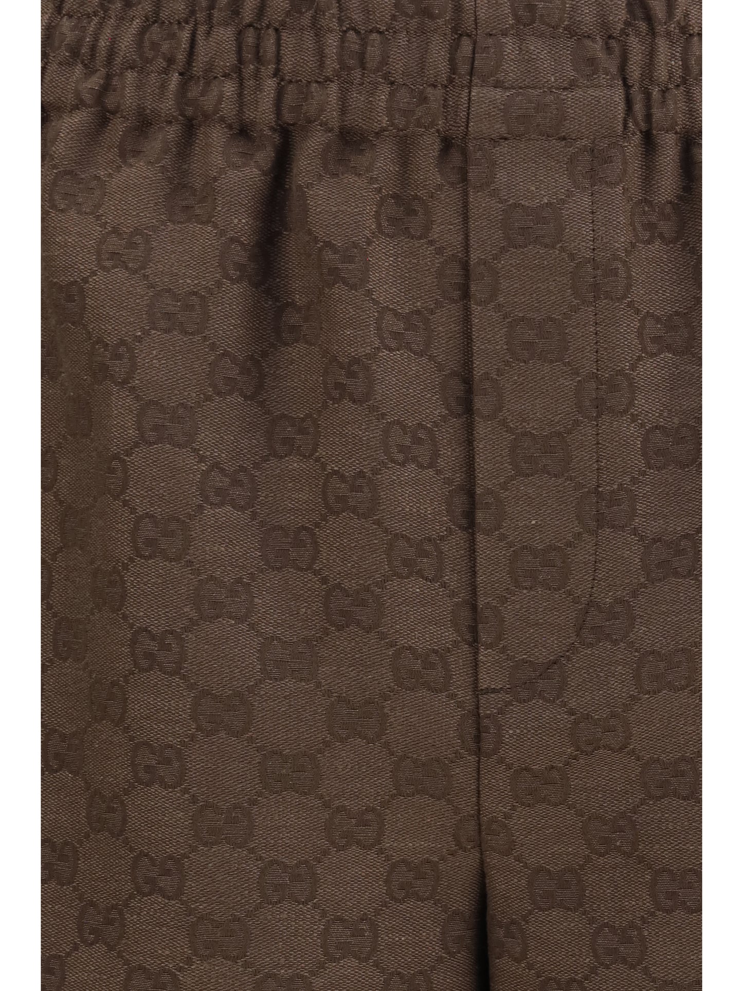 GUCCI GG fabric Shorts in a linen blend