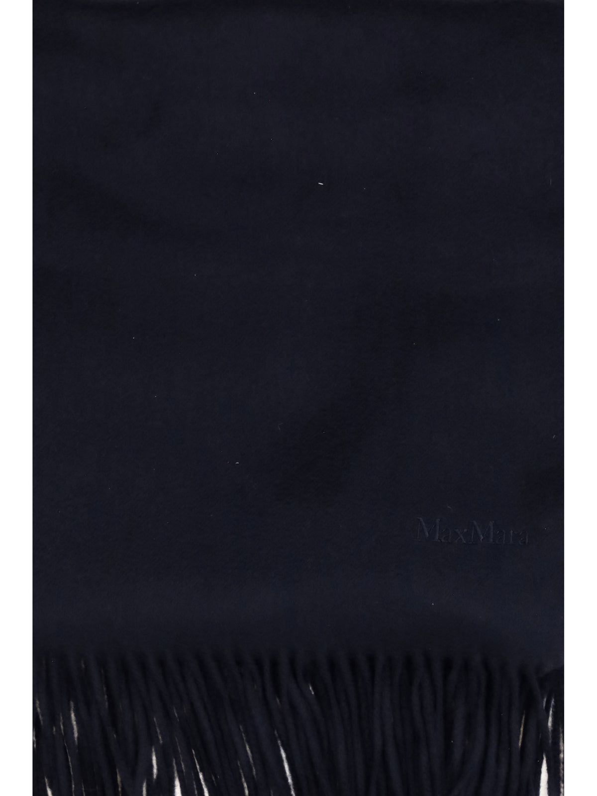 Max Mara Baci cashmere Scarf - Blue Marino
