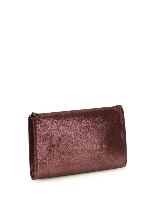 Stella McCartney Falabella Chain Wallet - Burgundy
