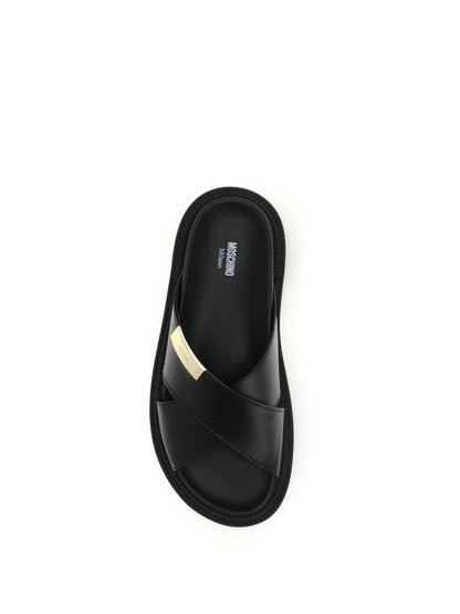 MOSCHINO Leather Sandals