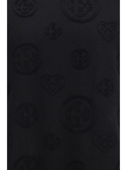 Casablanca Oversized all-over monogram T-shirt - Black