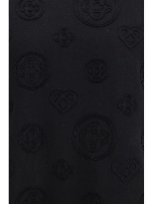 Casablanca Oversized all-over monogram T-shirt - Black