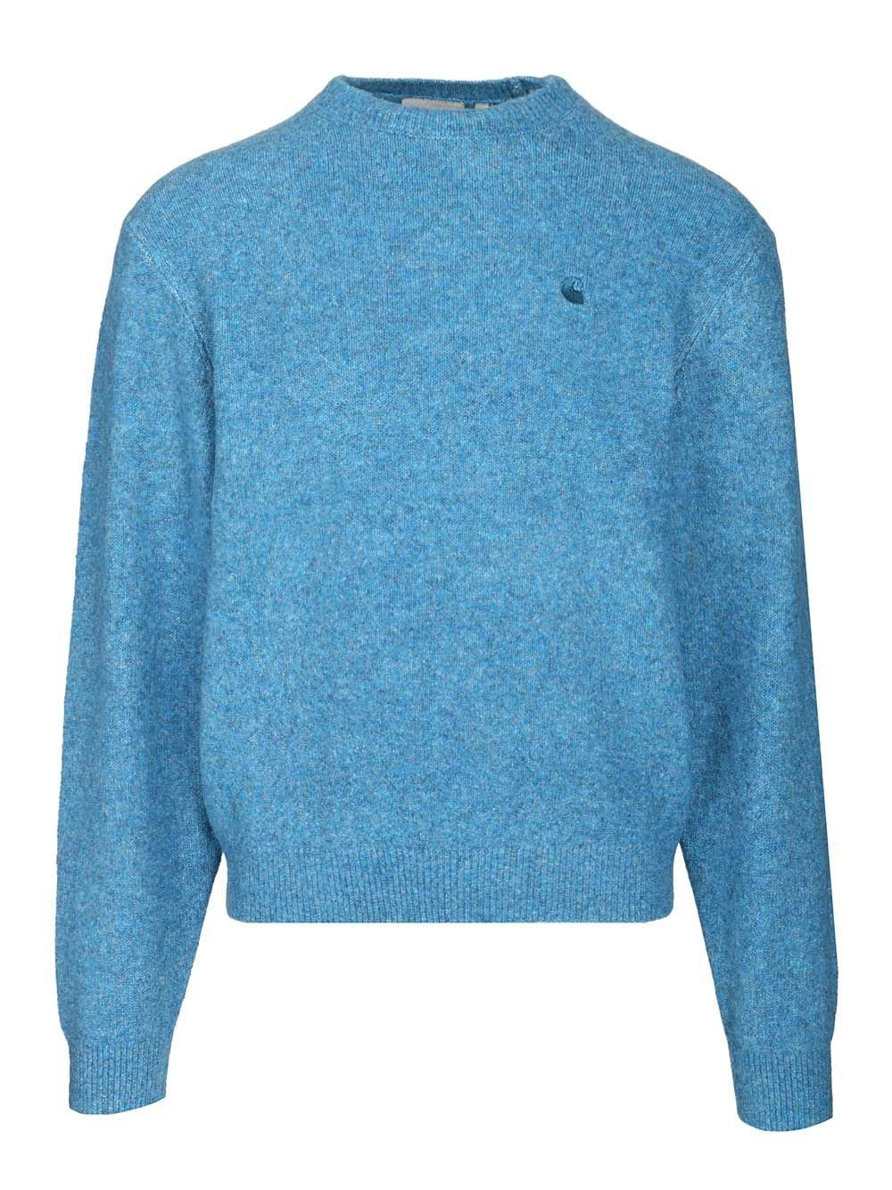 Carhartt Wip "Curtis" Sweater - Sky Blue