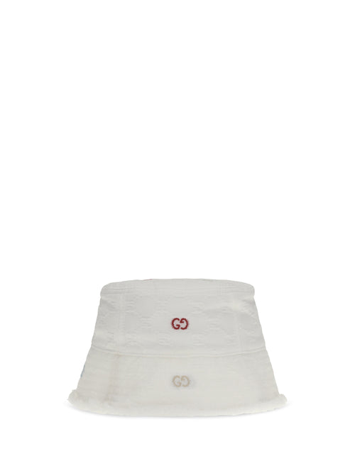 Gucci Cotton Bucket Hat - White