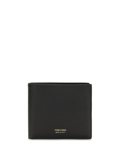 Tom Ford Printed bifold Wallet - Black
