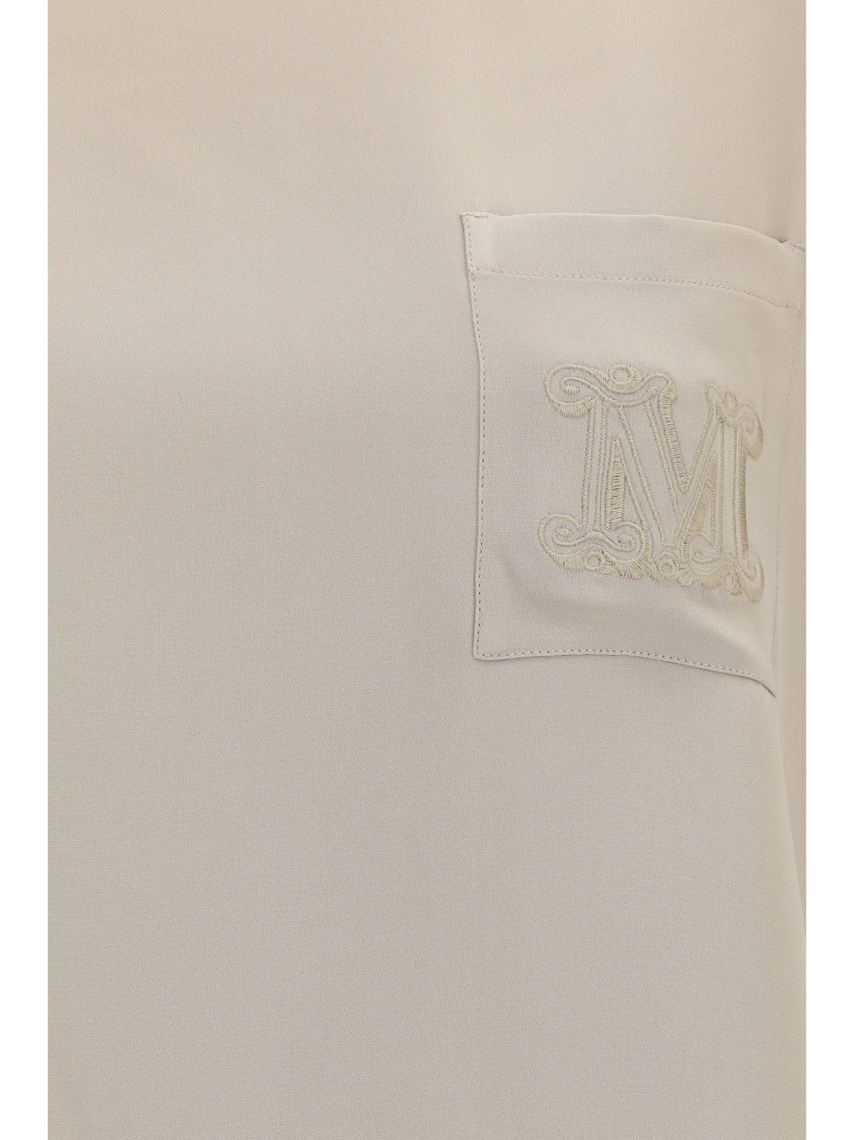 Max Mara Pagano silk T-shirt - Roccia