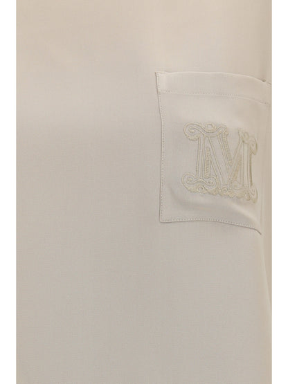 Max Mara Pagano silk T-shirt - Roccia