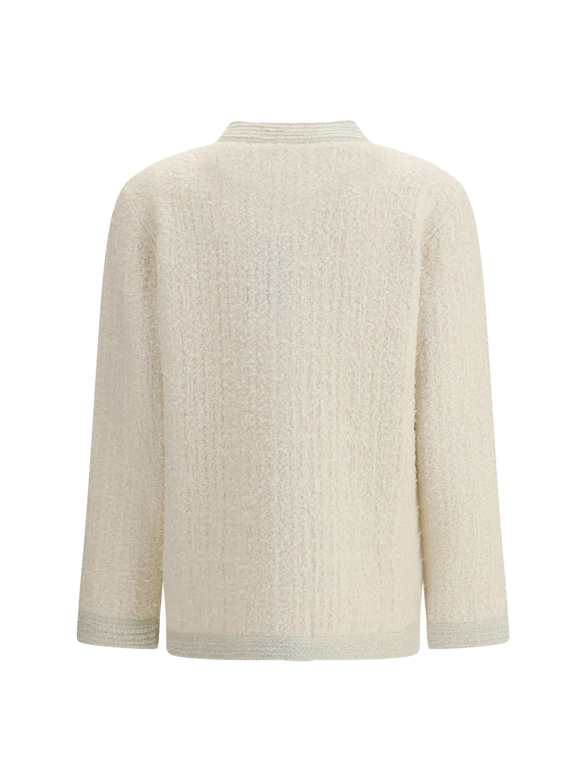Gucci Bouclé lamé wool Cardigan - Ivory/Silver/Mc