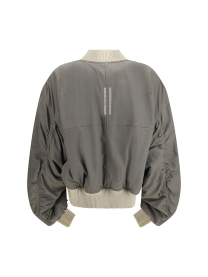 Rick Owens Secchia Flight Bomber in lamb leather - Sand/Euca