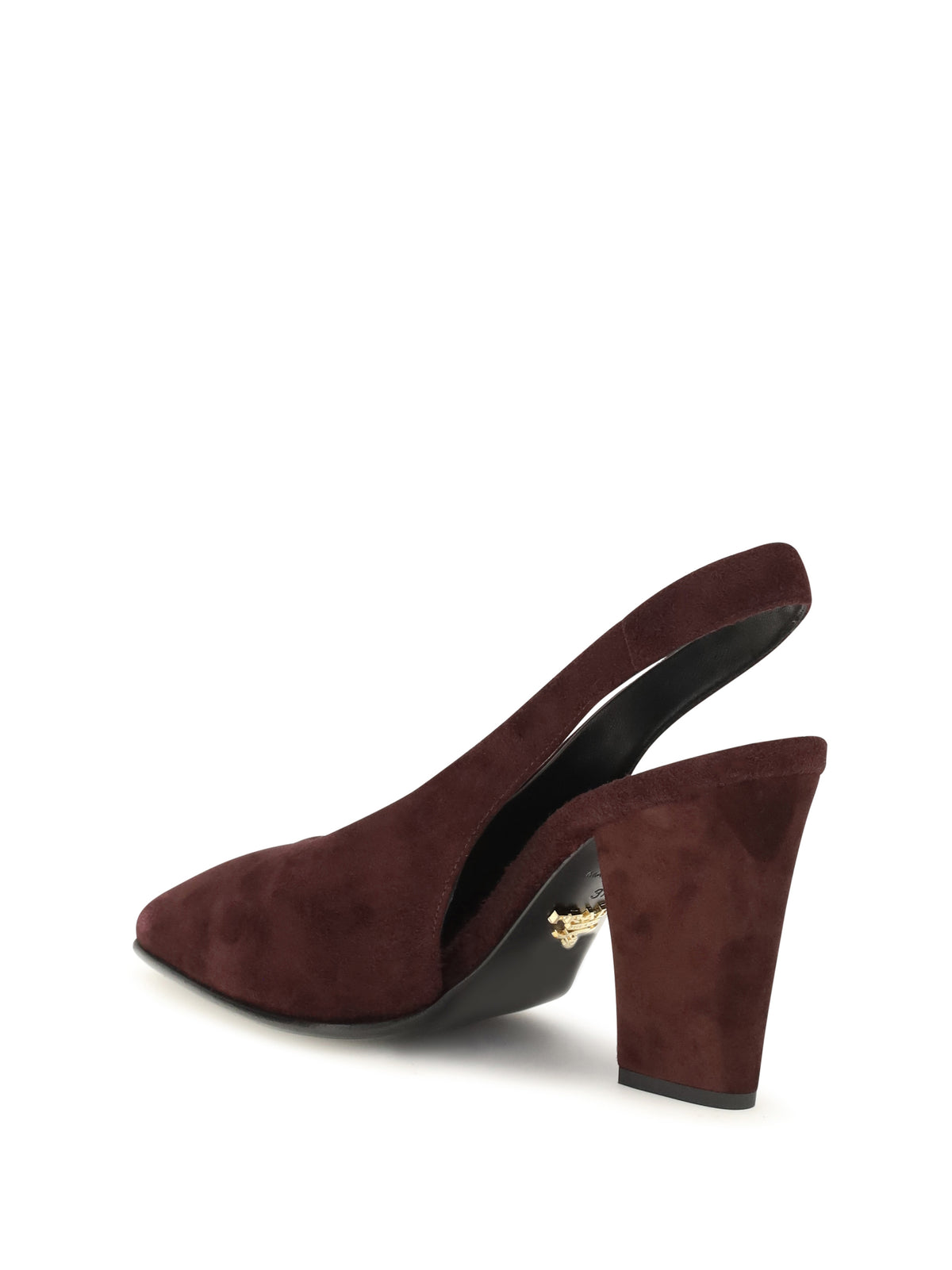 Prada Slingback Pumps - Burgundy